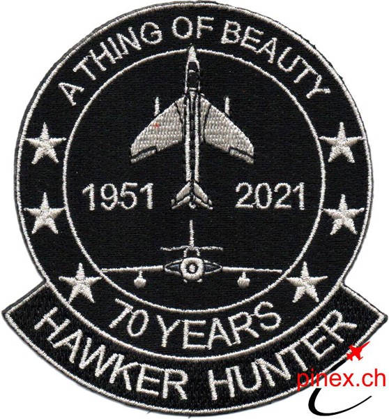 Bild von Hawker Hunter Jubiläumsabzeichen 70 Jahre 1951-2021